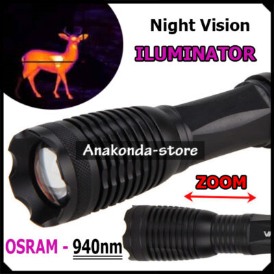 ILUMINATOR 940nm Lampa LED Baterija za Digitalnu Noćnu Optiku Pard NV008