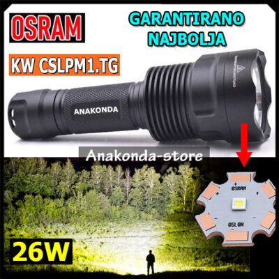 SST90 NAJBOLJA LED Svjetiljka Baterija Lampa za Lov OSRAM KW CSLPM1.TG