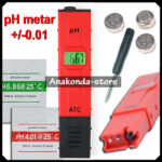 Digitalni pH Metar Tester za Mjerenje pH Vrijednosti Vode Otopina i Urina