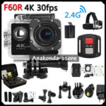 F60R TekCam 16MP + DALJINSKI Sportska Vodootporna Kamera 1080P SONY 4K