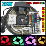 36W LED Traka 150-5050 RGB Cijeli Komplet 5m + Adapter + Daljinski 44 Tipke