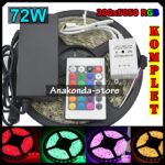 72W LED Traka 300-5050 RGB 5m + Adapter + Daljinski 44 Tipke
