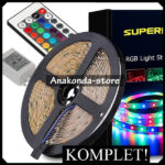 Cijeli KOMPLET 3528 LED Traka RGB KIT = 5m + Kontroler + Napajanje