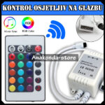 4C music glazbeni kontroler osjetljiva na glazbu RGB led traka 5m dioda 5050